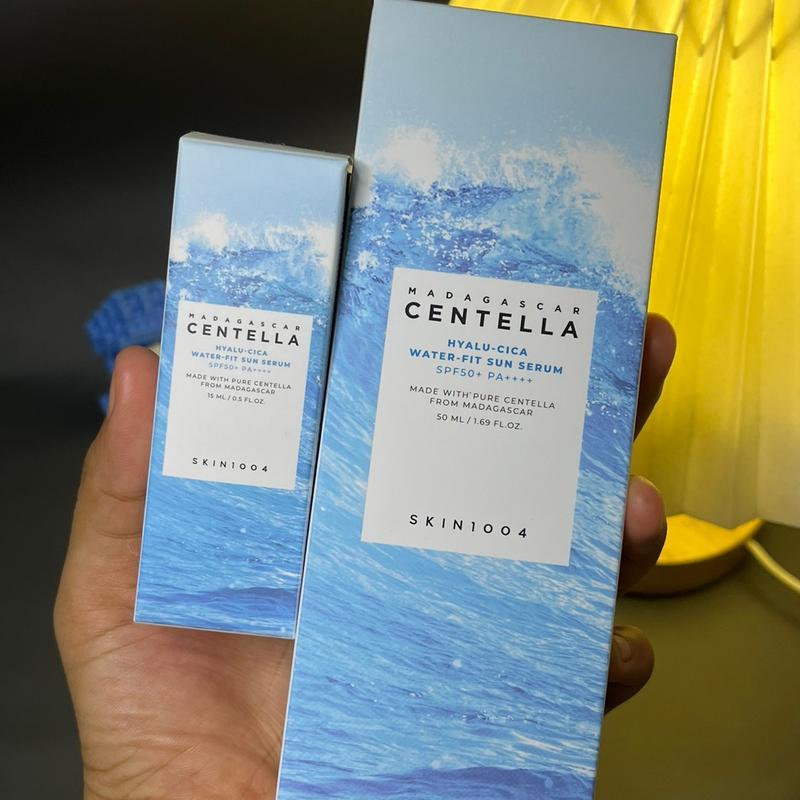 SKIN1004 Madagascar Centella Hyalu-Cica Water-Fit Sun Serum 15ml dan 50ml SPF50 PA++++ 0