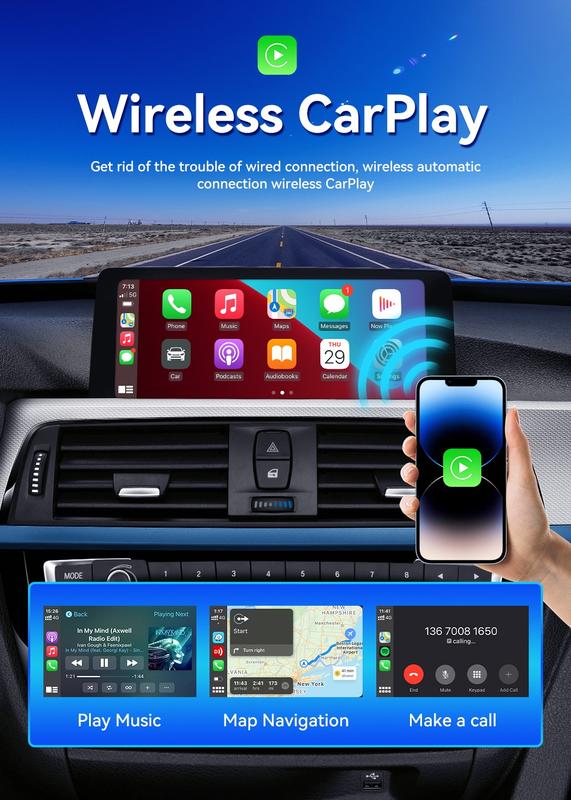 Product Introduction of CarlinKit CarPlay Ai Box PLUS Android 13 8G+128G Wireless Android Auto CarPlay Adapter Qualcomm 6125 8-cores 4G LTE 28
