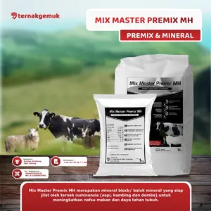 MINERAL HITAM PREMIUM TERNAK (MIX MASTER PREMIX MH) - MENCEGAH LUMPUH - PREMIX MINERAL SAPI KAMBING HEWAN