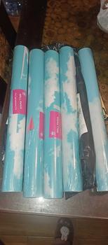 Product Review of Wallpaper Stiker Dinding Motif Awan 45 cm x 8 meter Kertas PVC Kamar from t**i 0