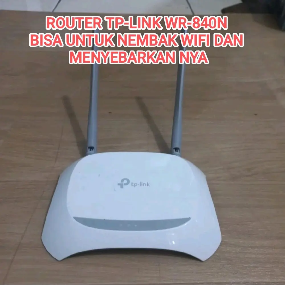 Router TP-LINK WR-842n Copotan pelanggan telat bayar Bisa untuk nembak wifi dan menyebarluaskan nya