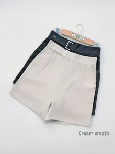 shorts  pant celana pendek wanita bb 30-100kg hotpants jumbo muat bb 30kg - 100k Nyaman Melar Santai Katun Linen