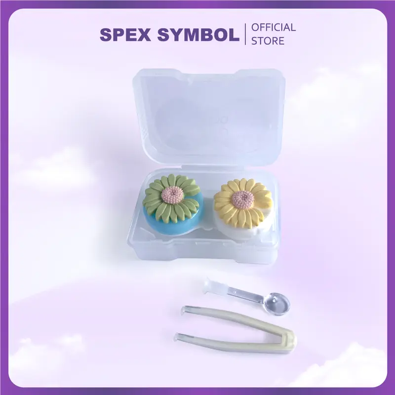 Spex Symbol Lenscase Soflens Haruhana - Tempat Softlens Lensa Pinset Eye 1