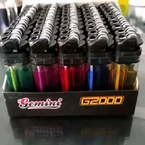 KOREK MEREK GEMINI / NEOLITE / LAS VEGAS ISI 50PCS G2000 KEPALA HITAM