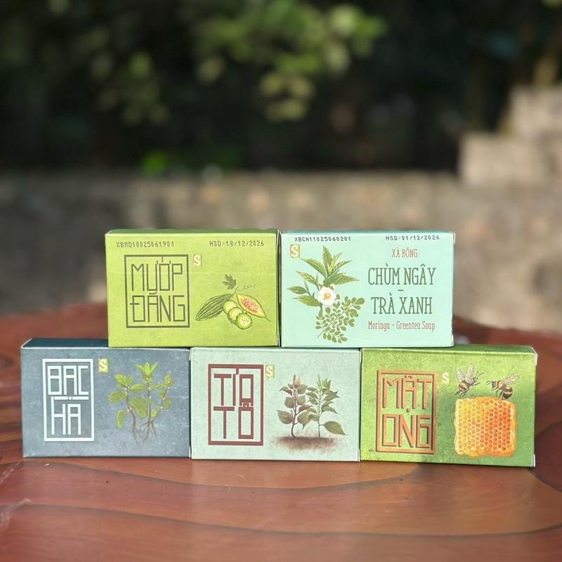  Combo 5 bánh xà bông thảo dược dành cho mùa hè 