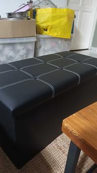 Product Review of [LIVESTREAM SPECIAL PRICE] SNUGSG FOLDABLE LEATHER SOFA STOOL CHAIR from A**u 0