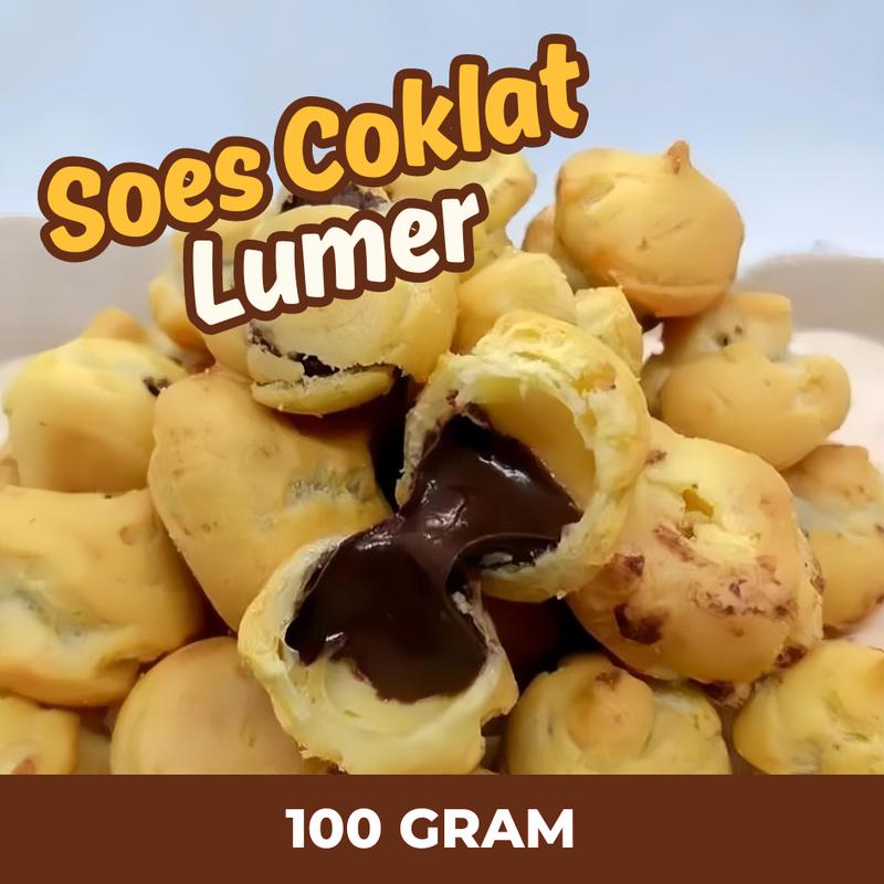 100gr Sus Soes Coklat Lumer Cemilan Kue Kering Coklat Shine Mate 1