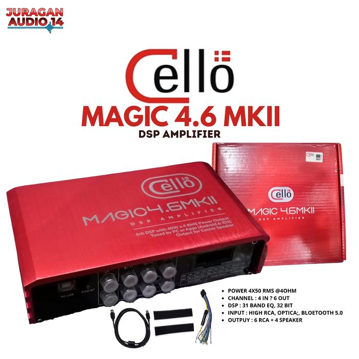 Jual CELLO MAGIC 4.6 MKII - DSP AMPLIFIER - Kota Surabaya ...