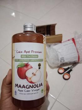 Product Review of Maagnolia Cuka Apel Premium 500ml apple vinegar from M**i 3