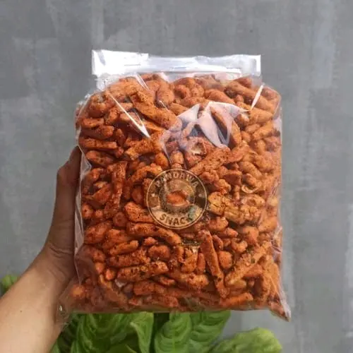 BASRENG VIRAL BANDUNG SUPER PEDAS RASA DAUN JERUK Cemilan Keripik Snacks Food Goreng Makanan 5