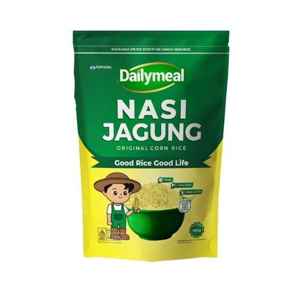 Gambar DAILYMEAL RICE NASI JAGUNG 500 GR - Hypermart dari Hypermart Depok Kota Depok Tokopedia