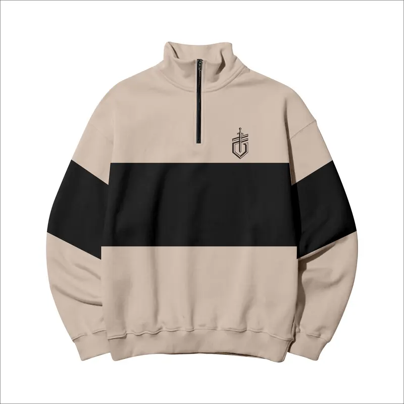 sweater rugby mtrl sweater unisex halfziper 1
