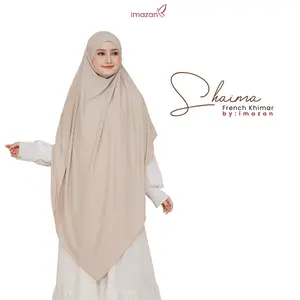IMAZAN French Khimar Jumbo Hijab Instan Syari Jersey Korea 4 in 1 Bisa Cadar Shaima Series Umroh
