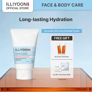 ILLIYOON Ceramide Ato Cream - Long-Lasting Hydration - Pelembap Wajah dan Badan untuk Menjaga Skin Barrier