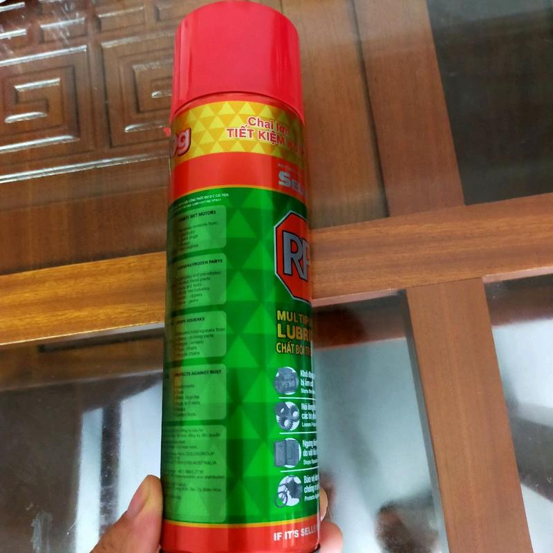 Chai xịt chống rỉ RP7 Thiết bị bôi trơn kim loại chống rỉ sét 150g 175g 300g 350g Làm Sạch