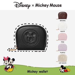 Set Kad Mickey / Minnie Disney, Retro Comel dan Mini, Reka Bentuk Mini dan Ringkas, dengan Cetakan Timbul, Berbilang slot, Zip Separuh Bulatan, [COD]