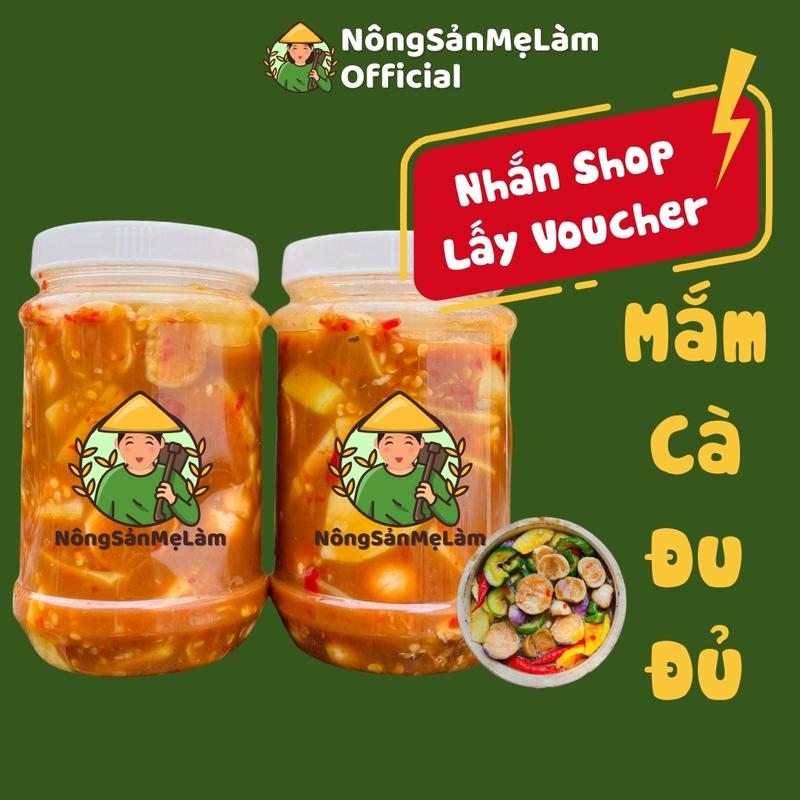 COMBO 2 Mắm cà đu đủ vị miền trung nông sản mẹ làm cà pháo đu đủ ăn với cơm bún thịt luộc #NSML Cay Food chua