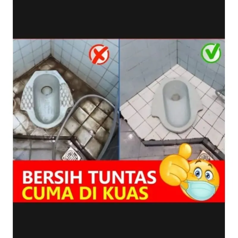 PUSHCLEAN TOILET CLEANER CAIRAN PEMBERSIH KAMAR MANDI WARNA PINK PEMBERSIH KERAK TOLET CLOSET KRAN WASTAFEL TOREN 4