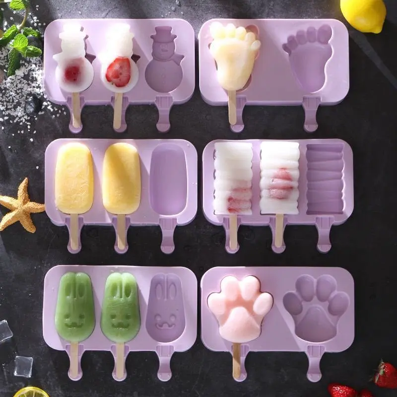 Cetakan Es Krim Silikon / Cetakan Ice Cream Silicon / Cetakan Es 0