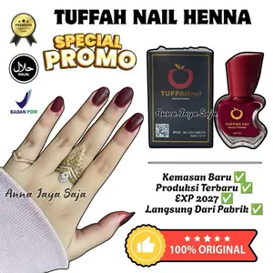 TUFFAH Nail Henna Original Kemasan Baru - Henna Kuku Muslimah Original BPOM untuk Kecantikan Kuku Anda