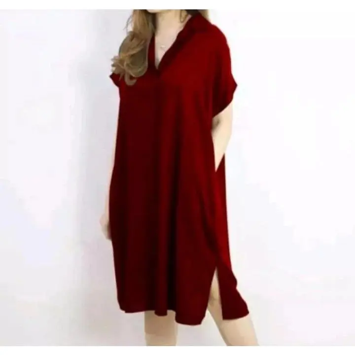 Paket 100Ribuan Dapat 4 Daster Lula Homedress Full Kancing & Saku Aktif Sesuai Foto Nyaman Panjang Santai Kerah Wanita Piyama Garis Busui Katun Bumil Menyusui Tangan Tipis Mewah 2