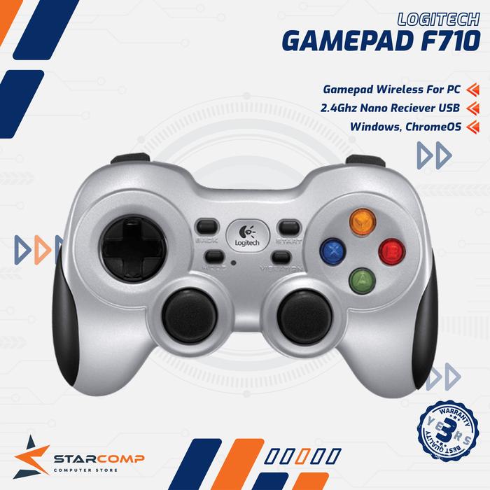 Gambar Logitech F710 Gamepad Wireless untuk PC dan Android TV dari Starcomp Semarang Kota Semarang Tokopedia
