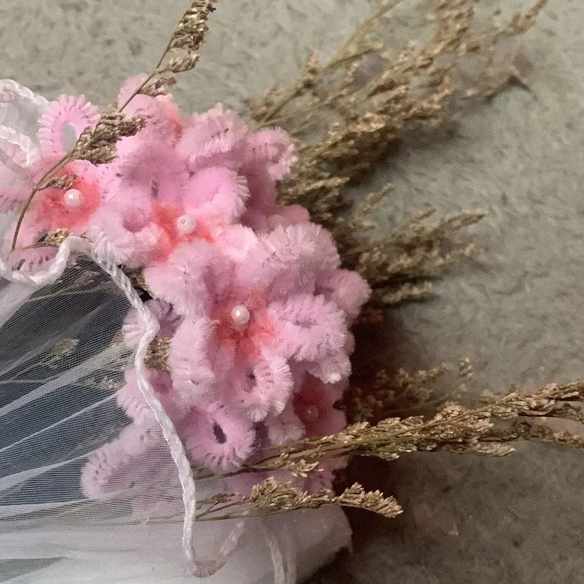 kawat bulu / bucket flower korea style / bucket bunga