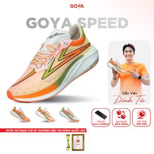 Giày Thể Thao Chạy Bộ Goya Speed Năm 2025 - Siêu Nhẹ, Đệm Êm, Thoáng Khí, Bứt Phá Trên Mọi Khung Đường Phù Hợp Cho Nam Nữ Chạy Bộ, Sneaker Đệm Khí Trợ lực, Tập Thể Dục