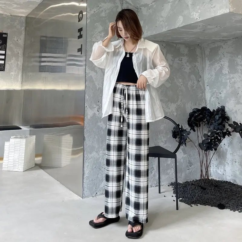 Celana Panjang Wanita Kulot Motif Lukisan Celana  Longgar Bahan Halus Adem - CPG1616 3