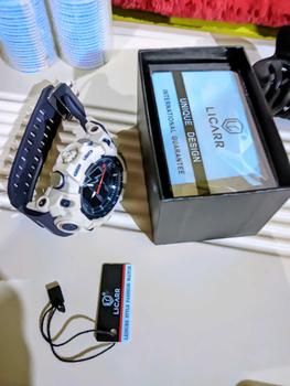 Product Review of LICARR Jam Tangan Pria Olahraga Analog-Digital Fashion Tahan Air Santai Kuarsa Jam Tangan Cowok Original Merek Stopwatch 9528 from 👠**🏍 2