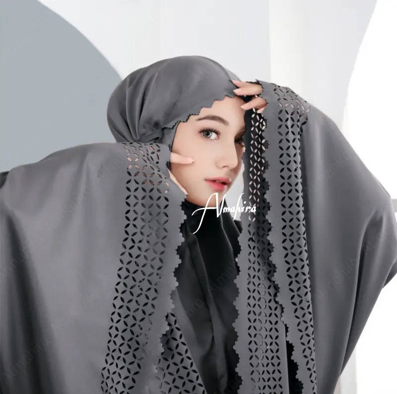 Mukena Dewasa Shakila Laser Cut Premium Mewah 3