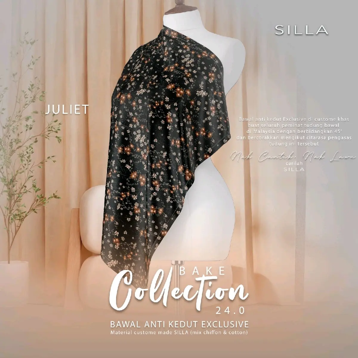 BAKE COLLECTION  SILLA HIJAB RARE LIMITED Discontinue