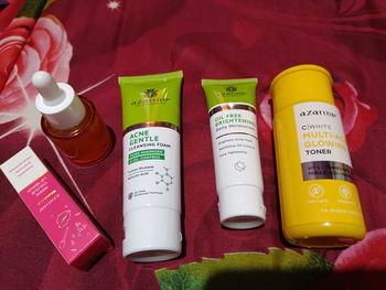 Product Review of Azarine Complete Face Series Treatment Paket Lengkap Skincare Face Wash Toner Day Cream Night Cream Moisturizer Cleansing Creamy Facial Oily from a**1 0