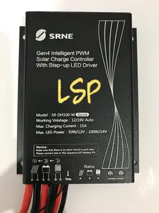 SRNE Solar Charge Controller All In One 15A SR-DH100 Auto 12V/24V