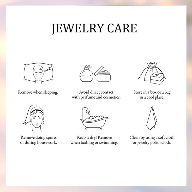Product Introduction of Bộ Bông Tai Và Vòng Cổ, Thiết Kế Đá Sáng Bóng Bằng Bạc Sterling 925, Phong Cách Dễ Thương Và Thanh Lịch, Tinh Tế, Quà Tặng Miễn Phí, 1 Chiếc Nhẫn Trái Tim Hợp Kim, [223] 2