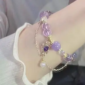Gelang Batu Mata Kucing Hewan Desain Ceruk Gelang Keberuntungan Hadiah Sahabat