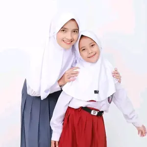 Jilbab Sekolah Rabbani Style SD/SMP/SMA - Bahan Kaos Premium Tidak Terawang"