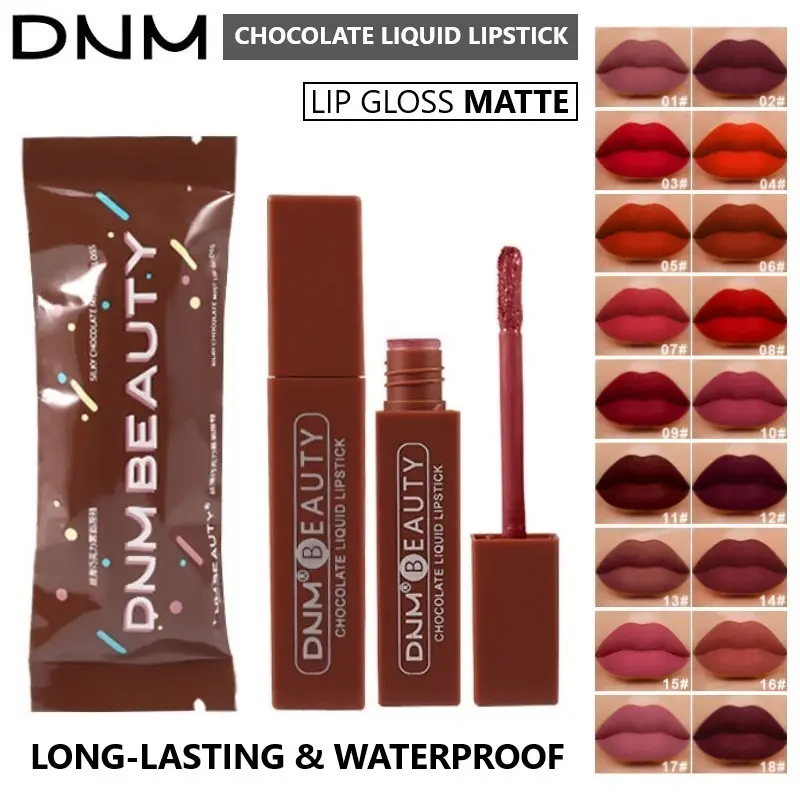 DNM 1231 LIQUID LIPSTICK SILKY MATTE LIP GLOSS WATERPROOF