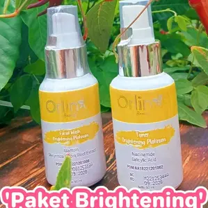 Paket Toner & Facial Wash/Flek Brightening Acne untuk Kulit - Facial