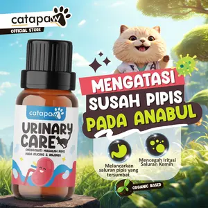 Catapaw Obat FLUTD Kucing Obat Susah Kencing Pipis Berdarah Tidak Lancar Batu Ginjal Kucing Anyang Infeksi Saluran Kemih