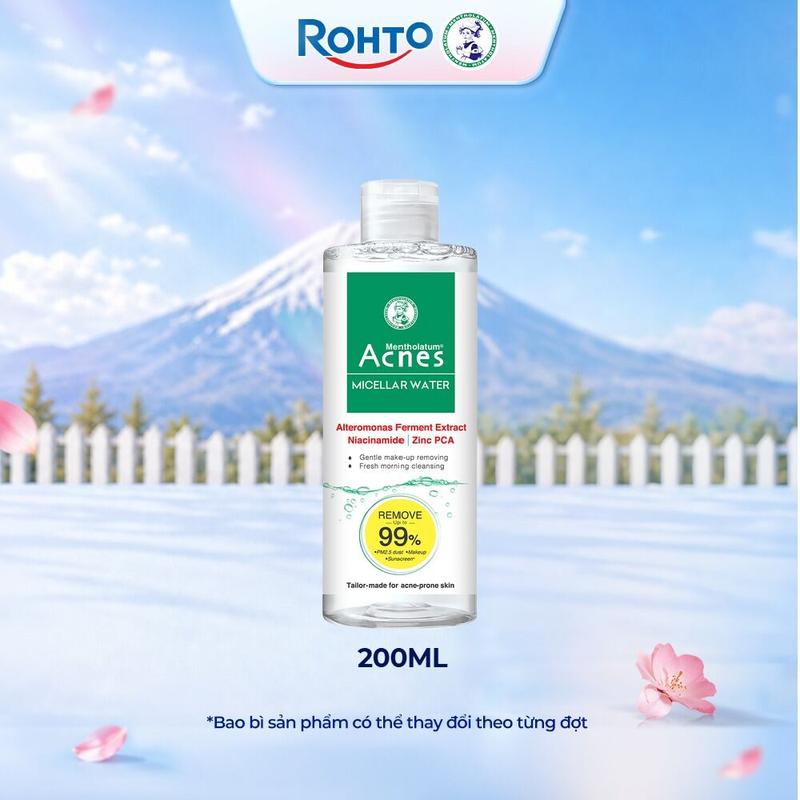 Nước tẩy trang dành cho da mụn Acnes Micellar Water 200ml