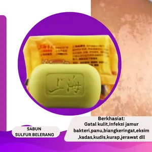 Sabun Mandi Menghilangkan Panu dan Gatal Kulit Sulfur Belerang