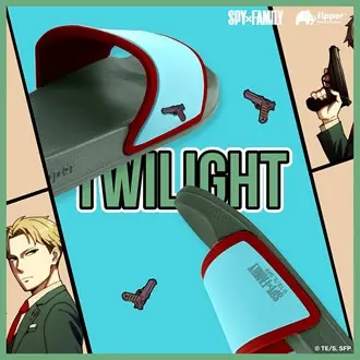 Sandal Fipper SPY X FAMILY - GREEN TWILIGHT
