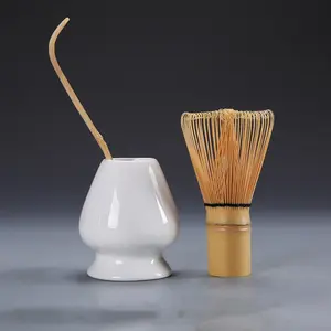DREAMBURGH Matcha Set Kit Chasen Stand Chashaku Bamboo 3 PCS - D-31