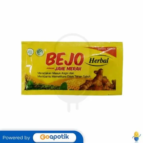 Bejo Herbal Dengan Jahe Merah 15 Ml Sachet Terbaru