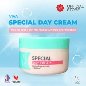 VIVA Special Day Cream Melembabkan Wajah dengan Moisturizer dan Squalane - 22g