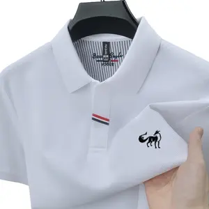 Baju Polo Kemeja Pria Lengan Pendek kaos kerah kaos pria keren kaos polo bordir