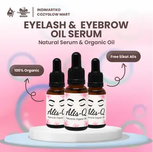 PROMO SERUM ALIS_Q Beli 1 Dapatkan 5 Pcs Melebatkan Alis Dan Bulu Mata Bonus Sikat Alis Terbaik untuk penampilan alami dan tren