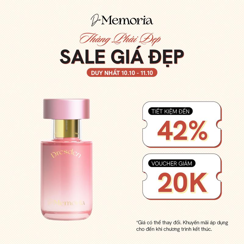 Nước Hoa Nữ Thơm Lâu Hương Hoa Hồng Sành Điệu, Nữ Tính De Memoria Dresden EDP #04 (30ml) Perfume Women