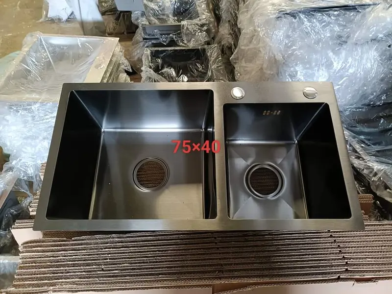 KITCHEN SINK 7540 BLACK  Bak Cuci Piring 1